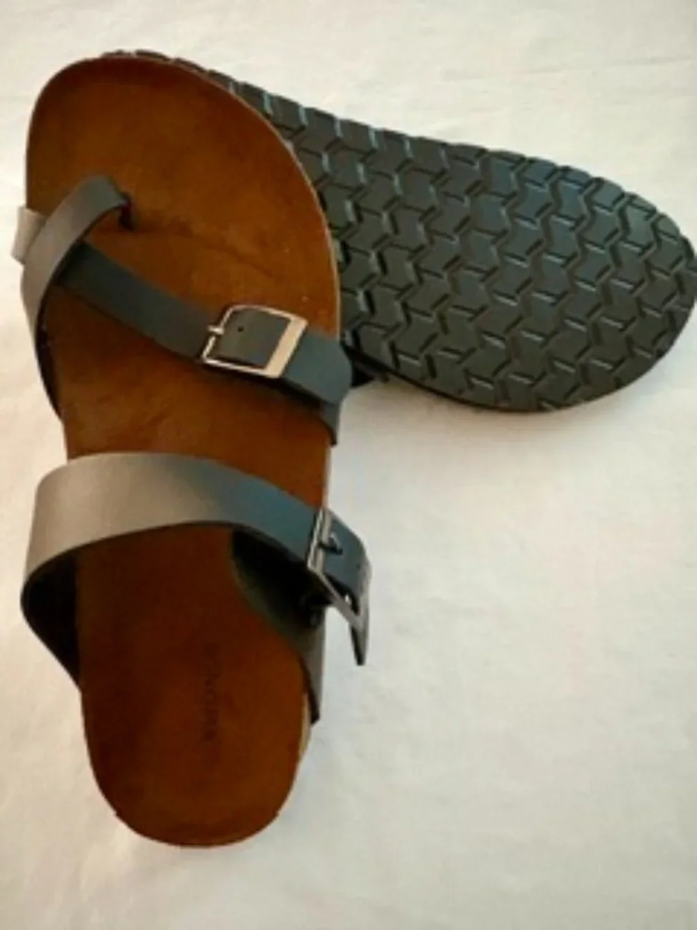Sonoma Goods for Life Women's Leather Sandals - Picture 1 of 5